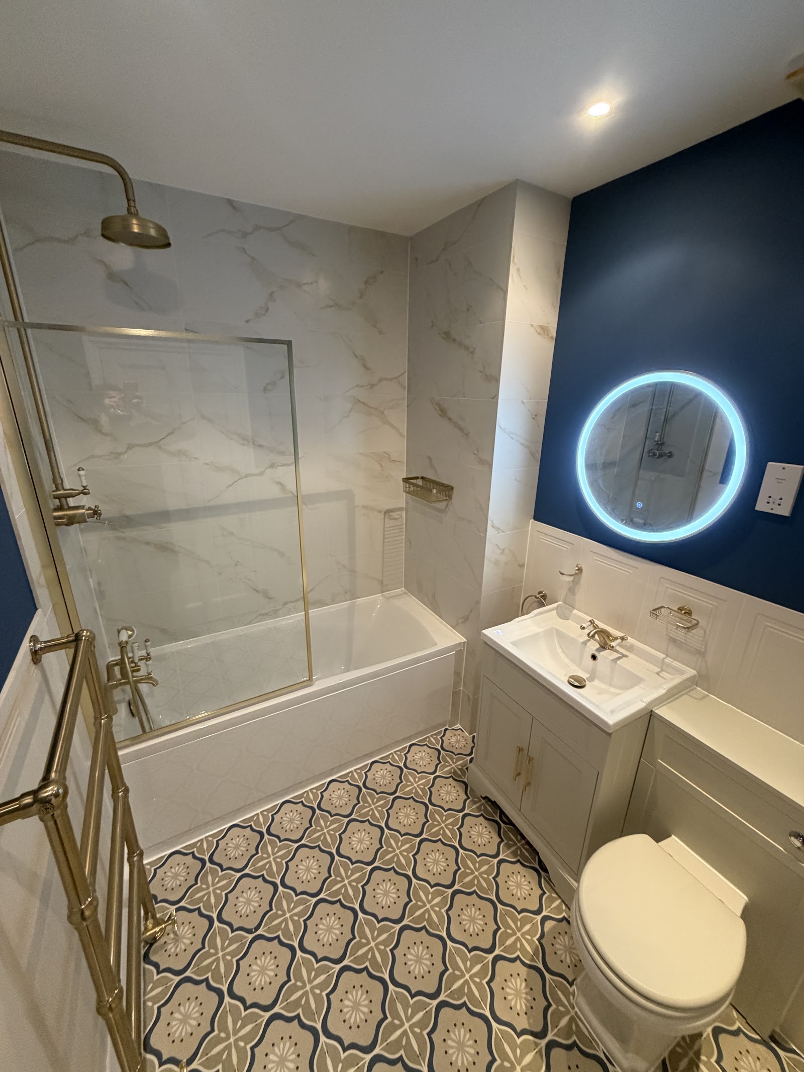 A bathroom re-done, on a tight deadline